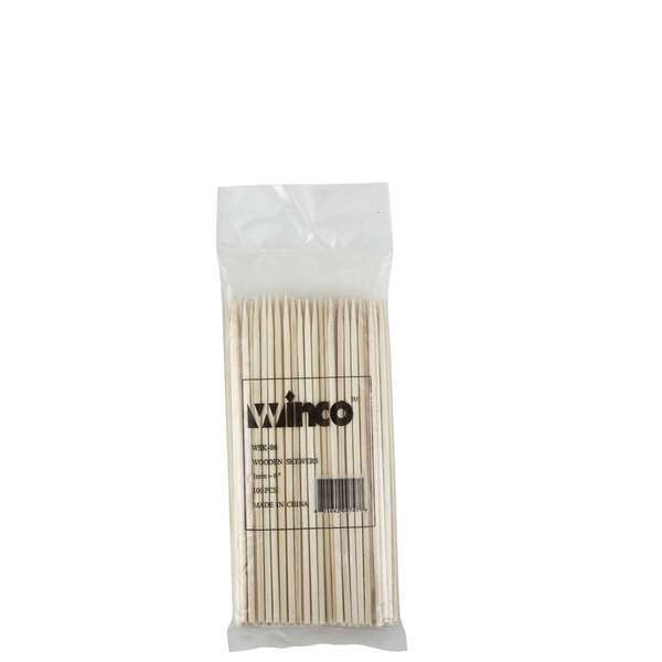 - WSK-06, 6-Inch Long Bamboo Skewers, 100/PK