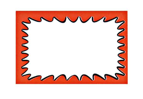 Windsor A-2, 5.5-inch x 7-inch Paper Price Sign, 100/CS