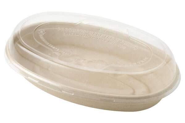 World Centric BO-SC-UBB, 32-Ounce Fiber Burrito Bowl, 300/CS, ASTM D6400, BPI, USDA (LIDS ARE SOLD SEPARATELY)