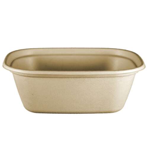 World Centric CT-SC-U3L-LF, 48 Oz Compostable Fiber PLA Lined Boxes, 400/CS