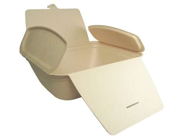 World Centric FP-SC-U3, 8.5x6.6x3-Inch Compost-A-Pack, 200/CS, ASTM D6400, BPI, USDA