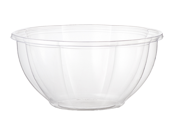 World Centric SB-CS-32, 32-Ounce Clear Ingeo Salad Bowl, 600/CS, ASTM, BPI