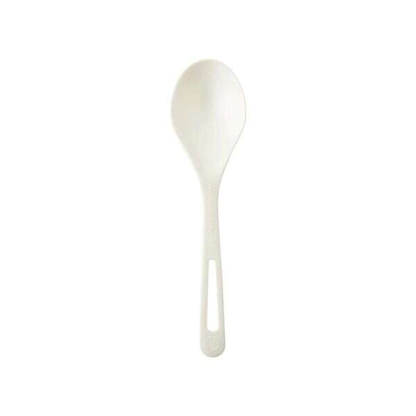 World Centric SO-PS-7B, 6-inch White PLA Spoons, 1000/CS