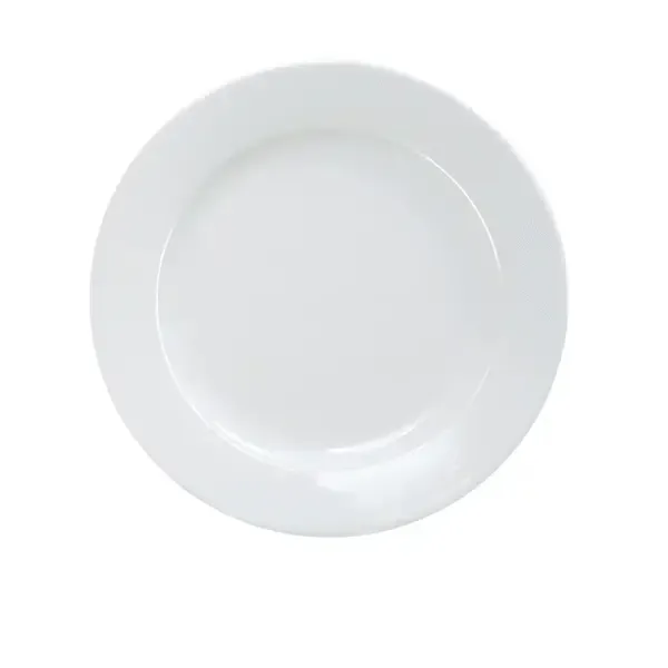 Yanco AC-16 10.5-Inch Abco Porcelain Wide Rim Plate, DZ