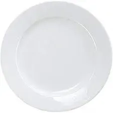 Yanco AC-5 5.5-Inch Abco Porcelain Wide Rim Plate, 36/CS