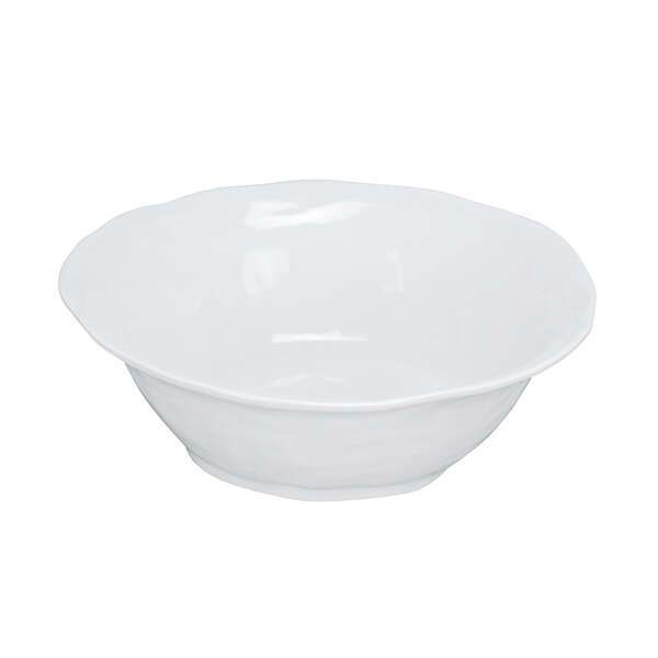 Yanco CAT-1272 4 Qt 14.5x14.5x4.5-Inch Catering Melamine Square White Bowl, 6/CS