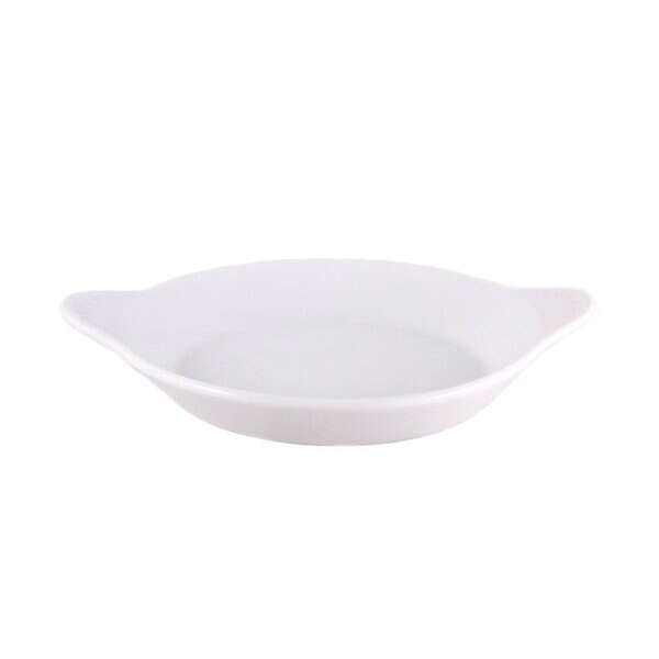 Yanco FH-14 13.75-Inch Porcelain French Handled China Dish, 6/CS
