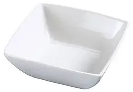 Yanco FU-005 14 Oz 5.5x2H-Inch Porcelain Fuji Square Bowl, 36/CS