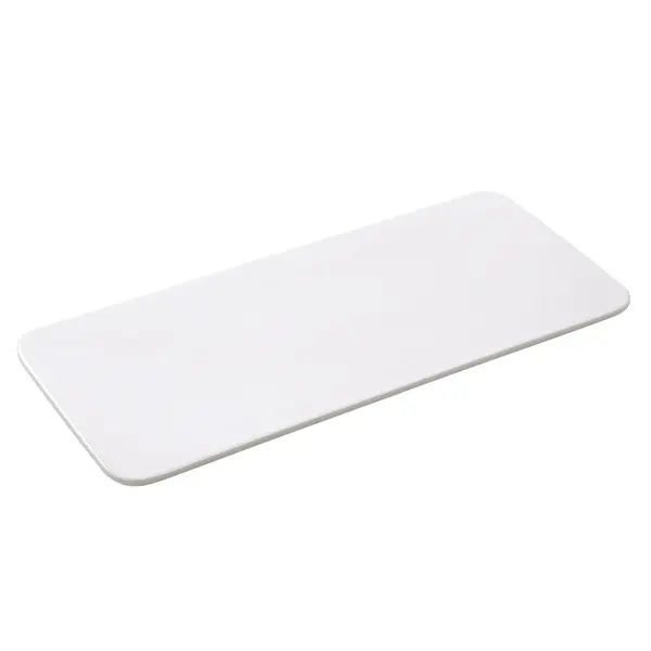 Yanco FU-1416 16x7.5-Inch Porcelain Fuji Rectangular Display Plate, 6/CS