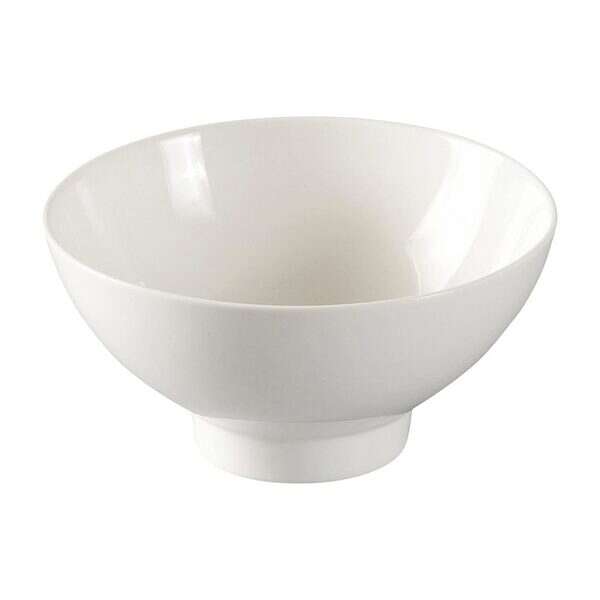 Yanco FU-805 10 Oz 5x2.5-Inch Porcelain Round Fuji Bone White Salad Bowl, 36/CS