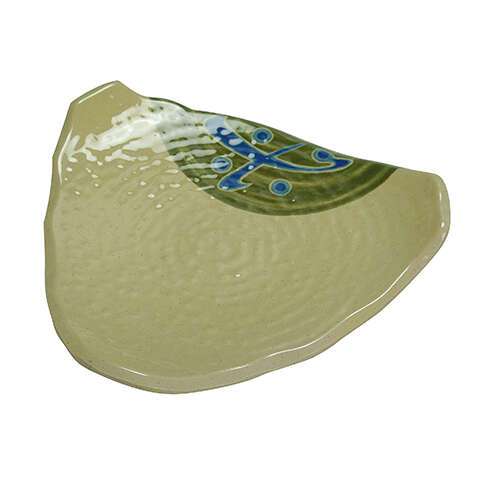 Yanco JP-1508 8-Inch Japanese Melamine Triangle Sushi Plate, 24/CS