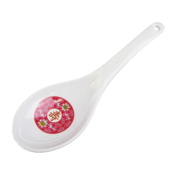 Yanco LG-7005 Longevity Asian Style Melamine White Scoop, 72/CS