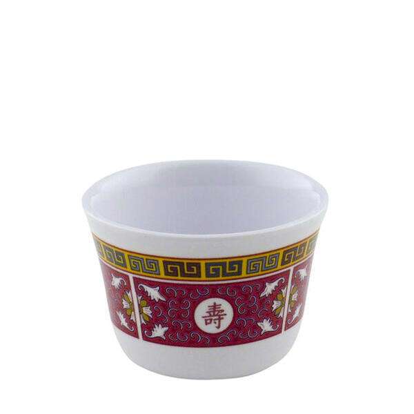 Yanco LG-9152 Longevity Asian Style Melamine White Tea Cup, 48/CS