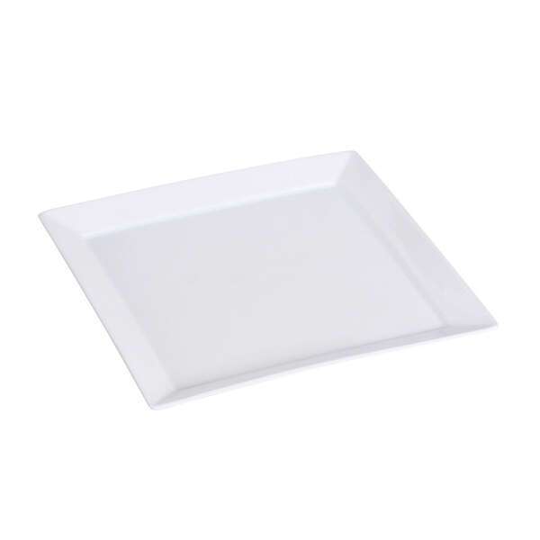 Yanco LK-109 9.25-Inch Lion King Porcelain Square Super White Plate, 24/CS