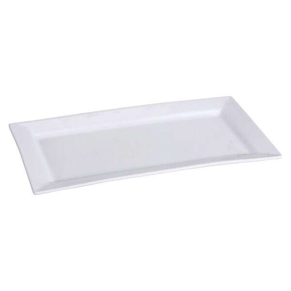 Yanco LK-208 8x6-Inch Lion King Porcelain Rectangular Super White Plate, 36/CS