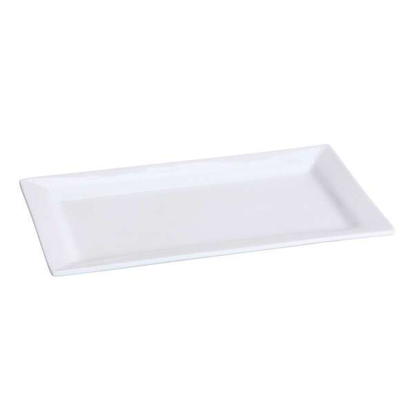 Yanco LK-214 14.25x7-Inch Lion King Porcelain Rectangular Super White Plate, DZ