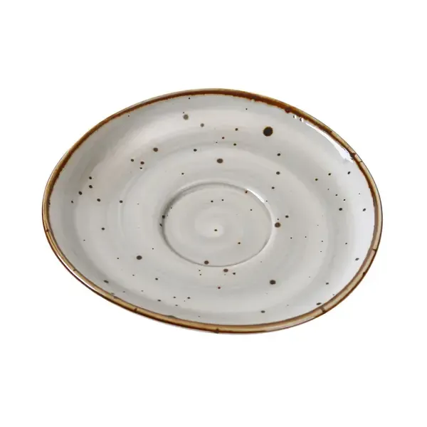 Yanco LY-002 6.5x0.75-Inch Lyon Porcelain Round Color Glazed Saucer, 36/CS
