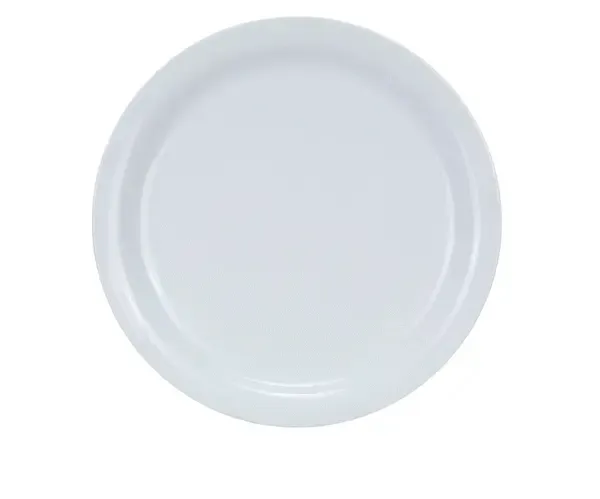 Yanco MA-7 7.5-Inch Mayor Porcelain Round White Plate With Narrow Rim, 36/CS