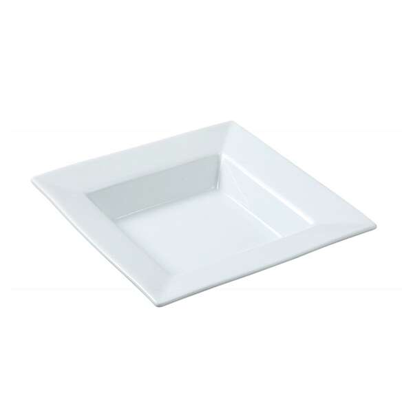 Yanco ML-309 12 Oz 8.5-Inch Mainland Porcelain Round White Soup Plate, 24/CS