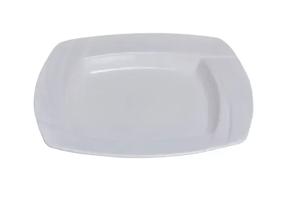 Yanco MM-311 24 Oz 11-Inch Miami Porcelain Square White Pasta Bowl, DZ