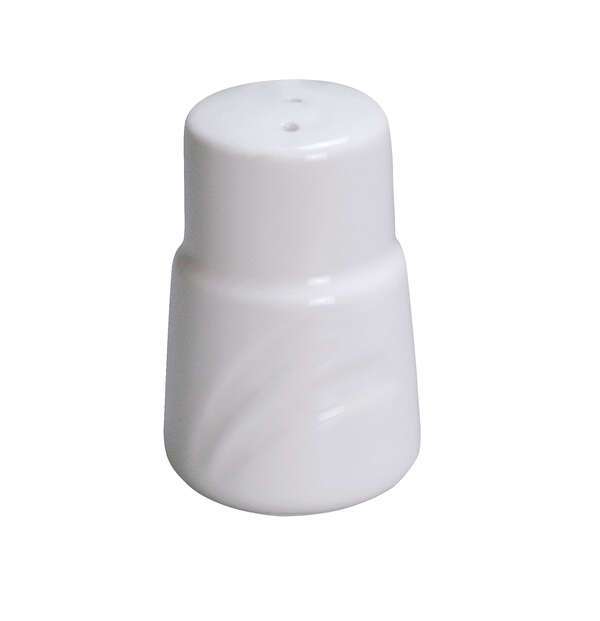 Yanco MM-SS 2.875-Inch Miami Porcelain Round White Salt Shaker, 48/CS