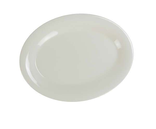 Yanco MS-212IV 12x9-Inch Milestone Melamine Oval Ivory Platter, DZ