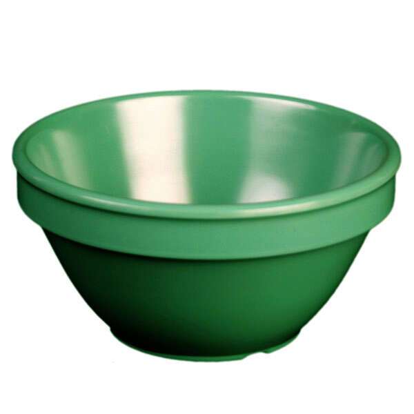 Yanco MS-313GR 8 Oz Milestone Melamine Round Green Bouillon Cup, 48/CS