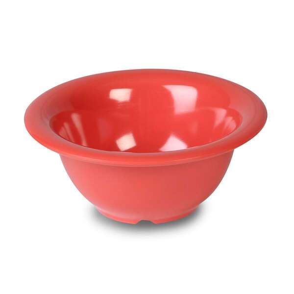 Yanco MS-5510RD 10 Oz Milestone Melamine Round Orange Red Soup Bowl, 48/CS