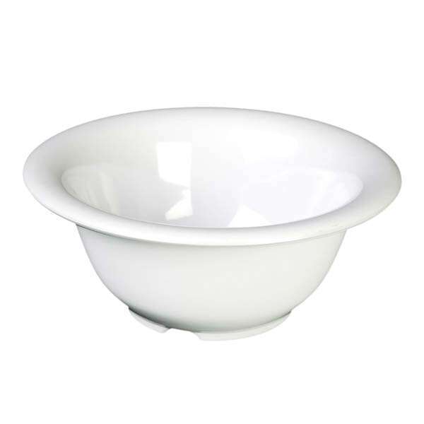 Yanco MS-5712WT 12 Oz Milestone Melamine Round White Soup Bowl, 48/CS