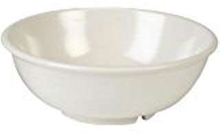 Yanco MS-5807IV 24 Oz Milestone Melamine Round Ivory Salad Bowl, 24/CS
