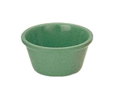 Yanco NC-536GR 2 Oz Milestone Melamine Smooth Green Ramekin, 72/CS