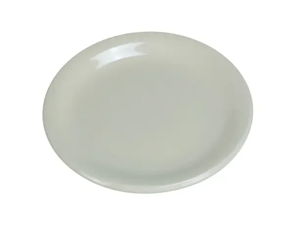Yanco NR-5 5.5-Inch Normandy Melamine Round American White Plate With Narrow Rim, 36/CS