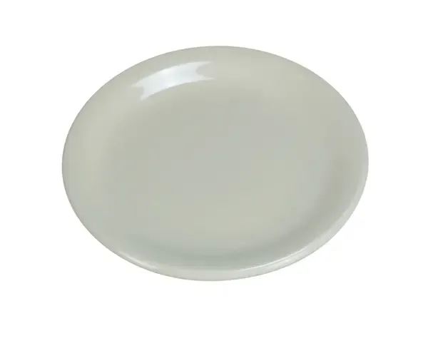 Yanco NR-7 7.25-Inch Normandy Melamine Round American White Plate With Narrow Rim, 36/CS