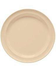 Yanco NS-108T 8-Inch Nessico Melamine Round Tan Dinner Plate, 48/CS