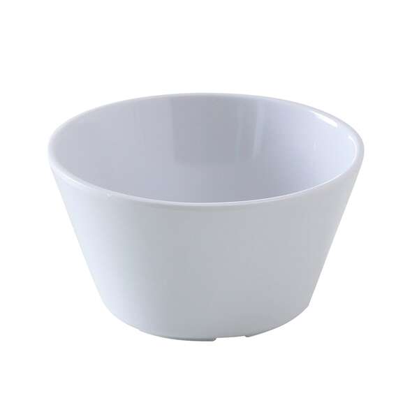 Yanco NS-302W 8 Oz 3.875x2-Inch Nessico Melamine Deep White Bouillon Cup, 48/CS