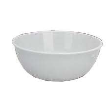 Yanco NS-314W 11 Oz 4.875x1.75-Inch Nessico Melamine Deep White Nappie, 48/CS