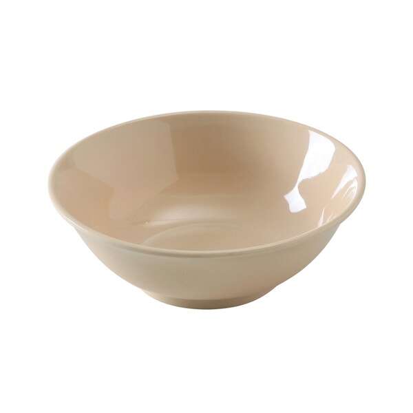 Yanco NS-5070T 36 Oz 8x2.75-Inch Nessico Melamine Round Deep Tan Rimless Bowl, DZ