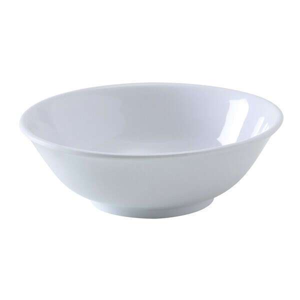 Yanco NS-5070W 36 Oz 8x2.75-Inch Nessico Melamine Deep Round White Rimless Bowl, DZ