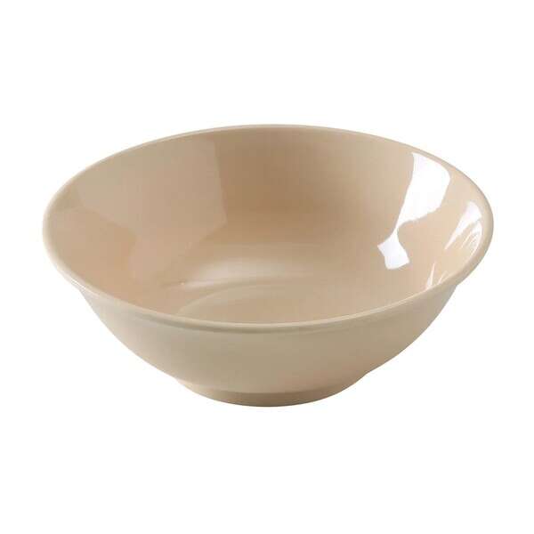 Yanco NS-5085T 57 Oz 9.75x3-Inch Nessico Melamine Round Deep Tan Rimless Bowl, DZ