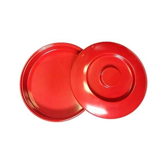 Yanco NS-608R 8.25-Inch Nessico Melamine Round Red Tortilla Server with Lid, DZ