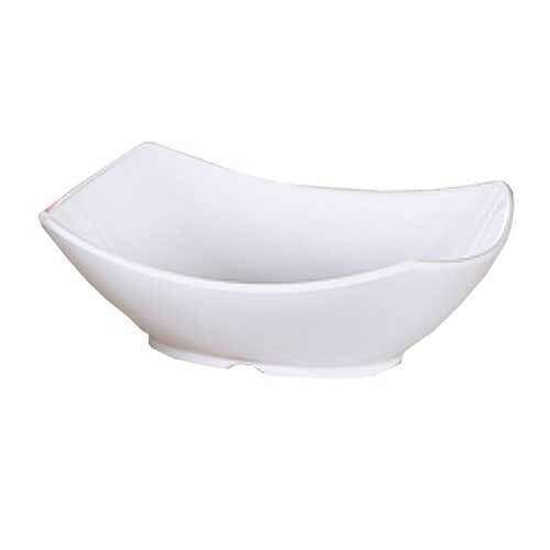 Yanco OK-809 30 Oz 8.75x6.75x2.75-Inch Osaka Melamine Rectangular White Bowl, 24/CS
