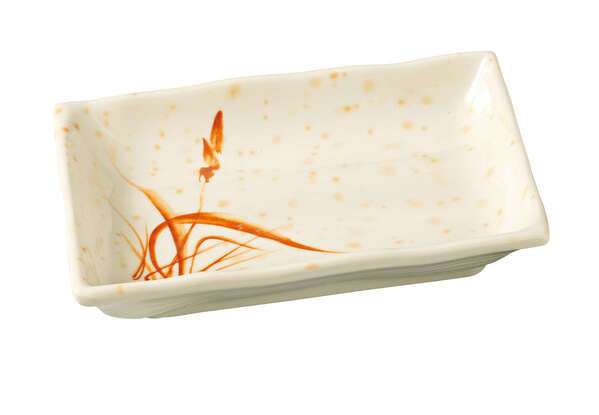 Yanco OR-2406 6x4.5-Inch Orchis Melamine Rectangular Gold Plate, 72/CS
