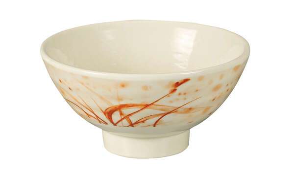 Yanco OR-5706 16 Oz 6x2.5-Inch Orchis Melamine Round Gold Soup Bowl, 48/CS