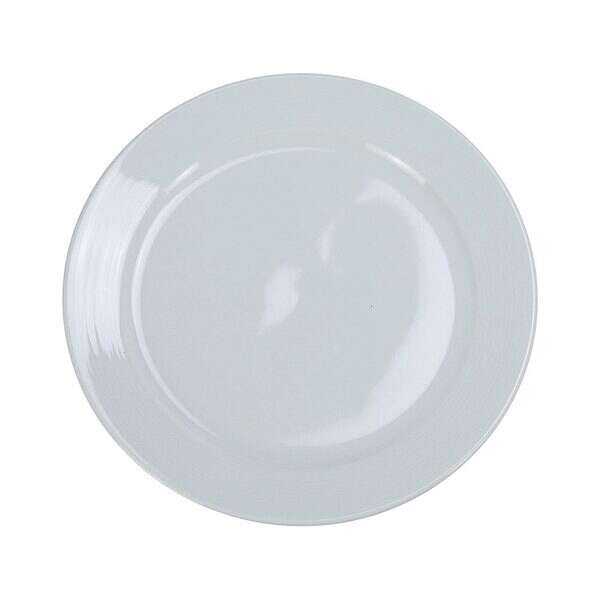Yanco PA-107 7.5-Inch Paris Porcelain Round Super White Plate With Smooth Surface, 36/CS