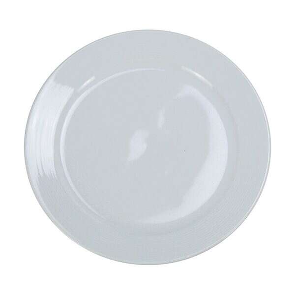 Yanco PA-112 12-Inch Paris Porcelain Round Super White Plate With Smooth Surface, DZ