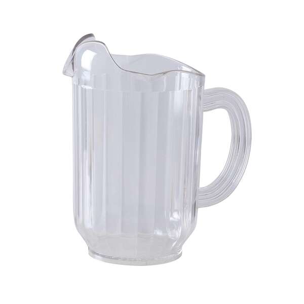 Yanco PC-060C 60 Oz Plastic 3 Spout Clear Pitcher, DZ