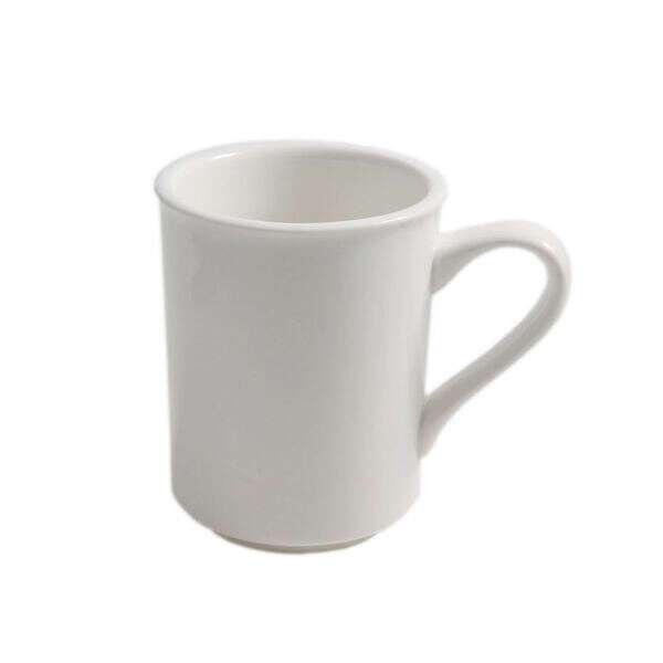 Yanco PS-8-S 8 Oz 3-Inch Piscataway Porcelain Round White Sierra Mug, 36/CS