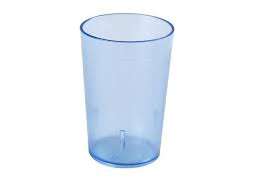 Yanco PT-005B 5 Oz Plastic Blue Tumbler, 72/CS
