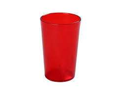 Yanco PT-005R 5 Oz Plastic Red Tumbler, 72/CS