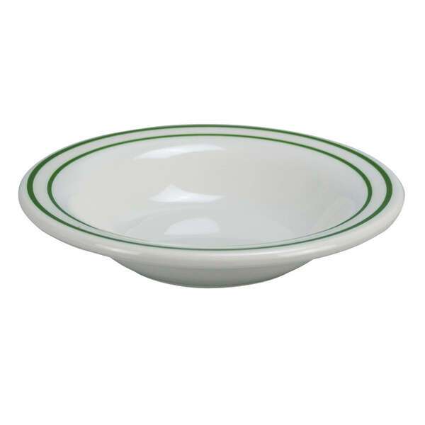 Yanco PT-305 3.5 Oz 5.125-Inch Pine Tree Melamine Round White Fruit Bowl, 48/CS